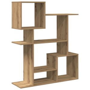 vidaXL Kamerscherm / boekenkast 92x29x112 cm hout artisanaal eiken