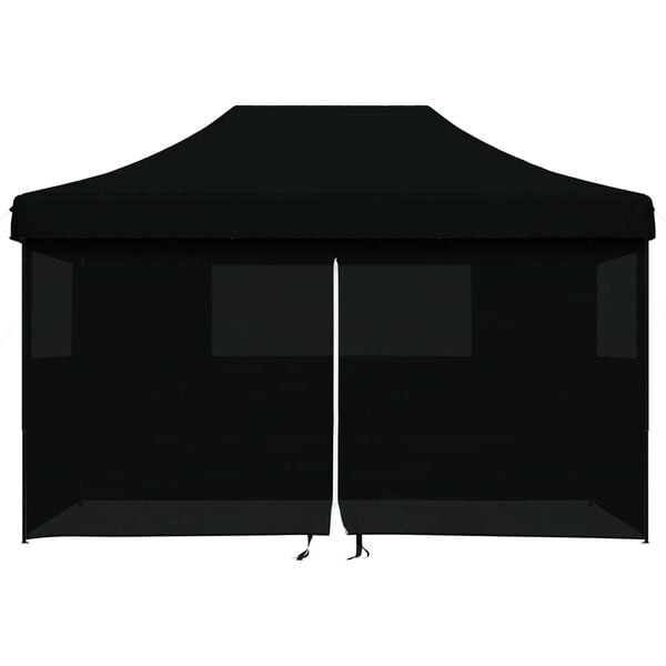 vidaXL Partytent Zwart 292 x 440 x 315 cm Oxford Stof