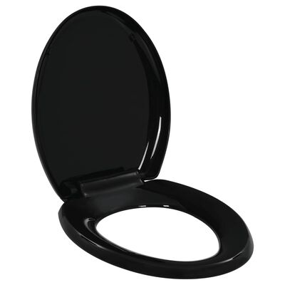 Precies applaus hypothese vidaXL Toiletbril soft-close met quick-release ontwerp zwart online kopen |  vidaXL.be