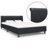 vidaXL Bedframe kunstleer zwart 120x200 cm