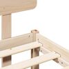 vidaXL Bedframe met hoofdeinde Naturel 160 x 200 cm Massief grenenhout