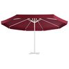 vidaXL Vervangingsdoek voor parasol 515 cm bordeauxrood