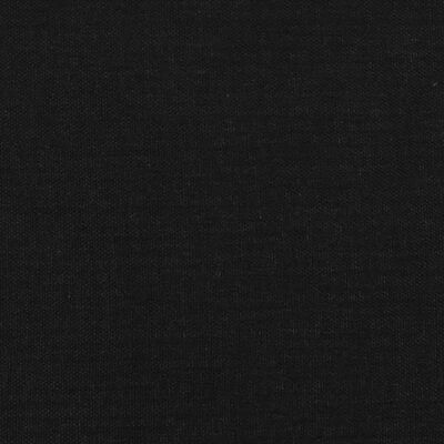 vidaXL Hoofdbord met randen 163x16x78/88 cm stof zwart