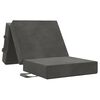 vidaXL Vouwbare Bankbed 75 x 67 x 45 cm Donkergrijs