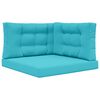 vidaXL Buiten bankkussen 3 pcs Turquoise Polyester