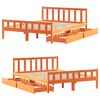 vidaXL Bedframe zonder matras massief grenenhout wasbruin 160x200 cm