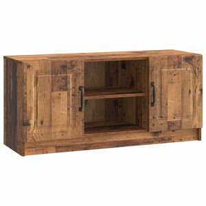 vidaXL TV-kast Oud hout 102 x 34,5 x 47 cm Bewerkt hout