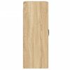 vidaXL Hangkasten 2 st bewerkt hout sonoma eikenkleurig