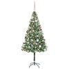 vidaXL Kunstkerstboom met 300 LED Groen 180 cm PVC en Staal
