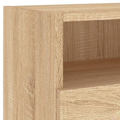 vidaXL Tv-wandmeubels 2 st 80x30x30 cm bewerkt hout sonoma eikenkleur