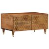 vidaXL Salontafel 80x50x40 cm massief mangohout