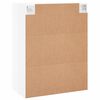 vidaXL Hangkasten 2 st 69,5x34x90 cm hoogglans wit