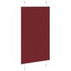 vidaXL Pliss&eacute; rolgordijn 70x150 cm stofbreedte 69,4 cm bordeauxrood