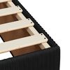 vidaXL Boxspring met matras fluweel zwart 90x200 cm
