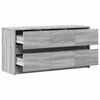 vidaXL Tv-meubel met LED 100x34x50 cm bewerkt hout grijs sonoma eiken