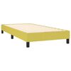 vidaXL Boxspring met matras en LED stof groen 90x200 cm