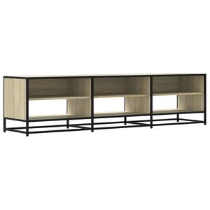 vidaXL Tv-meubel 18x40x46 cm bewerkt hout sonoma eikenkleurig