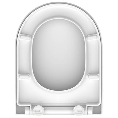 SCHÜTTE Toiletbril WHITE d-vormig duroplast