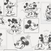 Noordwand Behang Kids @ Home Mickey and Minnie Sketch zwart en wit