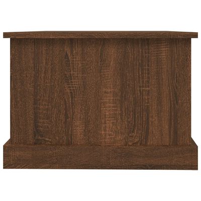 vidaXL Salontafel 90x50x35 cm bewerkt hout bruin eikenkleur