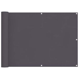 vidaXL Balkonscherm 90x600 cm oxford stof antraciet