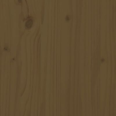 vidaXL Bureau 110x53x117 cm massief grenenhout honingbruin