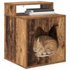 vidaXL Kattenhuis Oudhout 42,5 x 40 x 53,5 cm Bewerkt hout