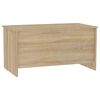vidaXL Salontafel 102x55,5x52,5 cm bewerkt hout sonoma eikenkleurig
