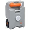 vidaXL Watertank op wielen 25 L grijs