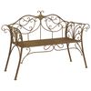 vidaXL Tuinbank 2-Aantal zitplaatsen 130 x 47 x 90 cm Staal