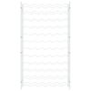 vidaXL Wijnrek voor 72 flessen metaal wit