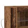 vidaXL LED Sideboard Bruin 81 x 37 x 66,5 cm Bewerkt hout