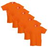 Fruit of the Loom Kindershirt origineel 5 st 128 oranje