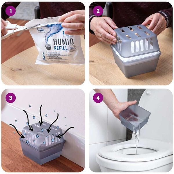 Lafita Luchtontvochtigers met navulzakjes 2 st 450 g