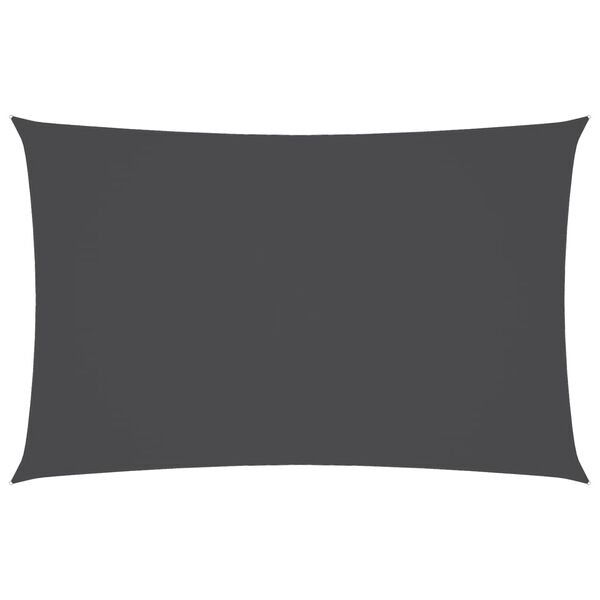 vidaXL Zonnescherm rechthoekig 2,5x5 m oxford stof antracietkleurig