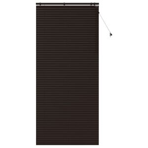 vidaXL Venetiaanse jaloezie Donkerbruin 120 x 250 cm 35 mm
