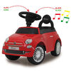 JAMARA Duwauto Fiat 500 rood