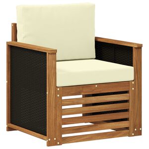 vidaXL Buiten Midden Sofa Naturel