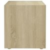 vidaXL Tv-meubelen 2 st 37x35x37 cm bewerkt hout wit sonoma eikenkleur