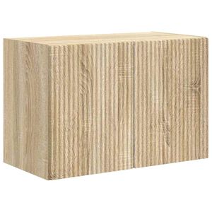 vidaXL TV-wandkast Sonoma Eiken 59,5 x 31 x 40 cm Bewerkt hout