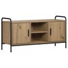 vidaXL Tv-meubel 99 x 33 x 50 cm Artisanaal eiken Bewerkt hout