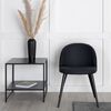 Venture Home Eetkamerstoelen 2 st Velvet polyester zwart