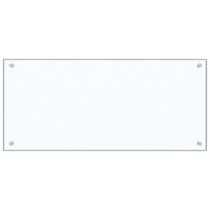 vidaXL Spatscherm keuken 90x40 cm gehard glas transparant