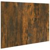 vidaXL Hoofdbord 120x1,5x80 cm bewerkt hout gerookt eikenkleurig