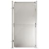 vidaXL Tuinpoort 100x175 cm roestvrij staal