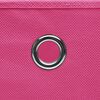 vidaXL Opbergboxen 4 st 28x28x28 cm nonwoven stof roze