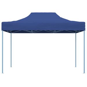 vidaXL Partytent inklapbaar 3x4 m staal blauw