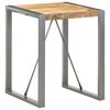 vidaXL Eettafel 60x60x75 cm massief ruw mangohout