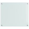 vidaXL Keuken Achterwand 2 pcs Wit 70 x 60 cm gehard glas