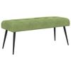 vidaXL Bank met knoopverstelling Lichtgroen 110 x 40 x 46 cm Fluweel